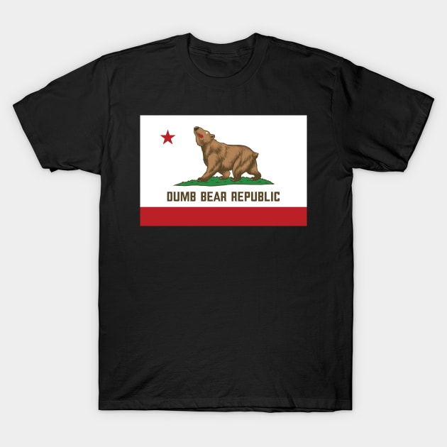 Dumb Bear Republic Flag T-Shirt by JadedSketch